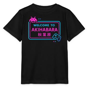 Welcome to Akihabara - T-shirt bio MINI CREATOR Stanley/Stella Enfant - noir - Devant - Mikhail (115cm)