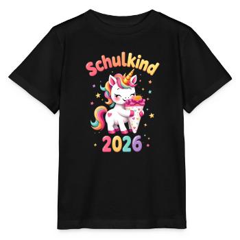 School Child 2026 School Enrollment 2026 Back to School - Stanley/Stella MINI CREATOR Kids’ T-Shirt - black - Front - Mikhail (115cm)