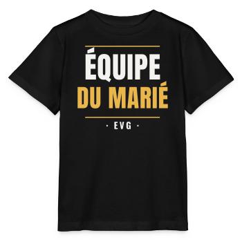 Équipe du Marié EVG Or Enterrement Vie Garçon - Stanley/Stella Kinder T-Shirt MINI CREATOR  - Schwarz - Vorne - Mikhail (115cm)