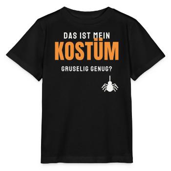 Das ist mein Kostüm Halloween Spruch Gruselig - Stanley/Stella Kinder T-Shirt MINI CREATOR  - Schwarz - Vorne - Mikhail (115cm)