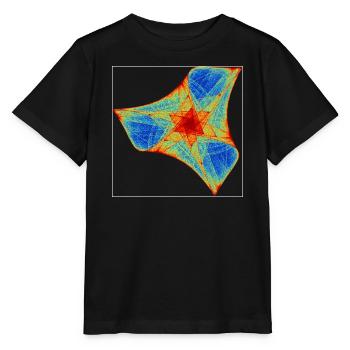 Boomerang de Feu – Théorie du Chaos - T-shirt bio MINI CREATOR Stanley/Stella Enfant - noir - Devant - Mikhail (115cm)