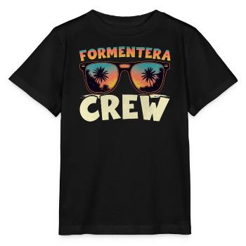 Équipe de Formentera - T-shirt bio MINI CREATOR Stanley/Stella Enfant - noir - Devant - Mikhail (115cm)