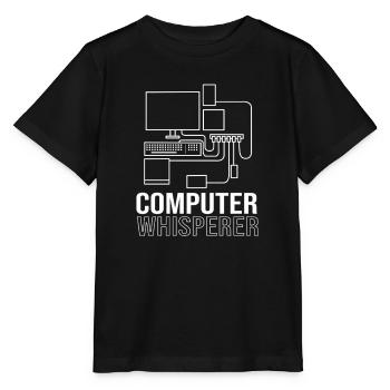 Tech Support - Stanley/Stella Kinder T-Shirt MINI CREATOR  - Schwarz - Vorne - Mikhail (115cm)