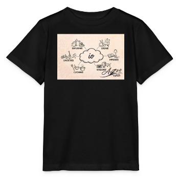 Azzo - Stanley/Stella Kinder T-Shirt MINI CREATOR  - Schwarz - Vorne - Mikhail (115cm)