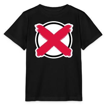 Appel aux élections : Faites votre croix ! - T-shirt bio MINI CREATOR Stanley/Stella Enfant - noir - Devant - Mikhail (115cm)