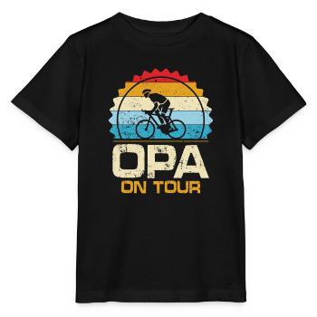 Grand-père en tournée - T-shirt bio MINI CREATOR Stanley/Stella Enfant - noir - Devant - Mikhail (115cm)