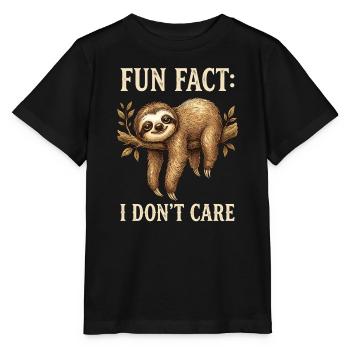 Fait amusant et sarcastique drôle, je m’en fiche - T-shirt bio MINI CREATOR Stanley/Stella Enfant - noir - Devant - Mikhail (115cm)