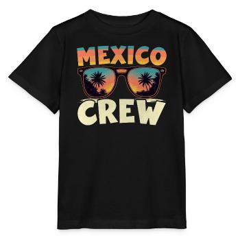 Mexiko Crew - Stanley/Stella Kinder T-Shirt MINI CREATOR  - Schwarz - Vorne - Mikhail (115cm)