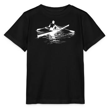 Rower Sketch - Stanley/Stella MINI CREATOR Kids’ T-Shirt - black - Front - Mikhail (115cm)