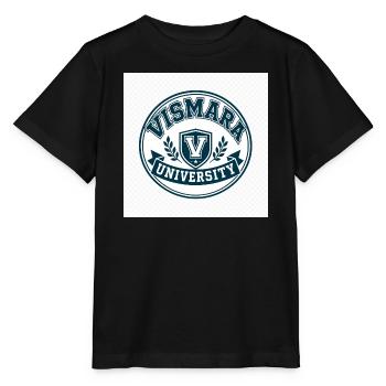 Blason de l’Université Vismara - T-shirt bio MINI CREATOR Stanley/Stella Enfant - noir - Devant - Mikhail (115cm)