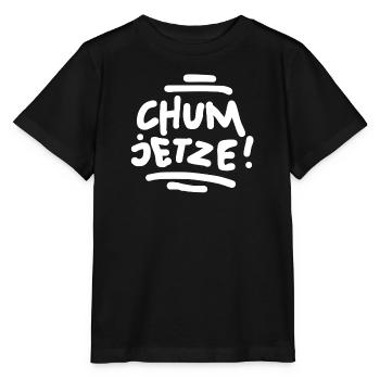 Chum jetze! - Stanley/Stella Kinder T-Shirt MINI CREATOR  - Schwarz - Vorne - Mikhail (115cm)