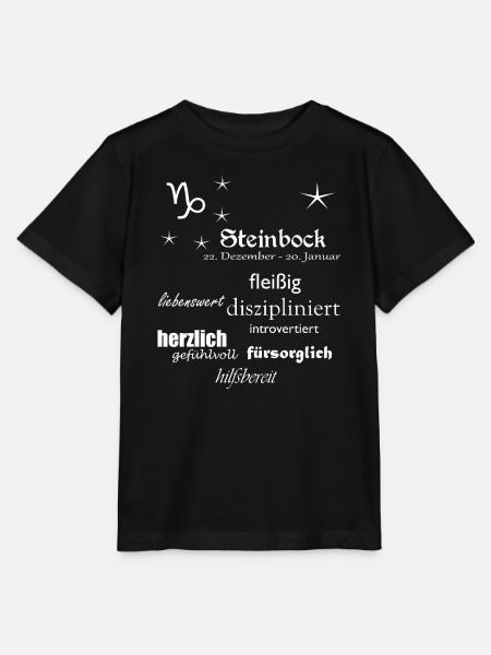 Steinbock_Sternzeichen - Stanley/Stella Kinder T-Shirt MINI CREATOR  - Schwarz