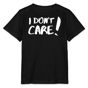 Je m’en fiche (je m’en fiche, je m’en fiche) - T-shirt bio MINI CREATOR Stanley/Stella Enfant - noir - Devant - Mikhail (115cm)