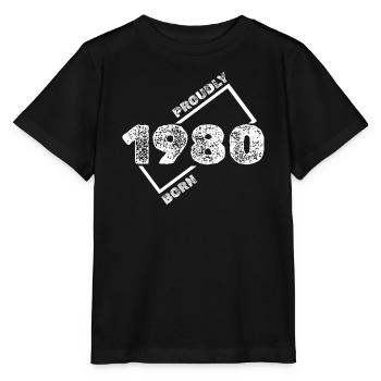 1980 - Stanley/Stella Kinder T-Shirt MINI CREATOR  - Schwarz - Vorne - Mikhail (115cm)