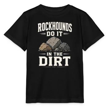 Geologie Rockhounding Fossilien Mineralien Sammler - Stanley/Stella Kinder T-Shirt MINI CREATOR  - Schwarz - Vorne - Mikhail (115cm)