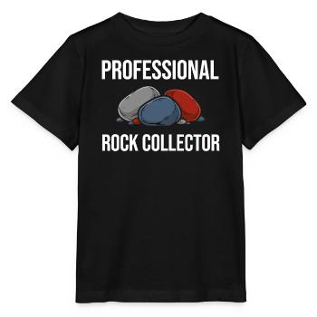 Géologie offerte par collectionneurs professionnels de pierres - T-shirt bio MINI CREATOR Stanley/Stella Enfant - noir - Devant - Mikhail (115cm)