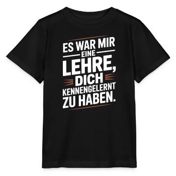 Lehre Dich Kennenzulernen Ex Freund Trennung Ex - Stanley/Stella Kinder T-Shirt MINI CREATOR  - Schwarz - Vorne - Mikhail (115cm)