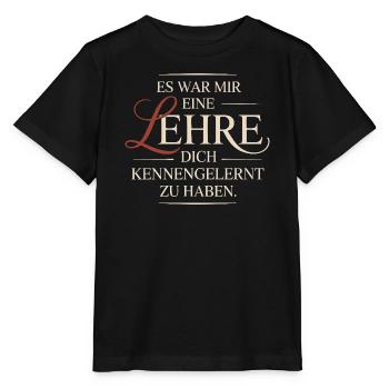 Lehre Dich Kennenzulernen Ex Freund Trennung Ex - Stanley/Stella Kinder T-Shirt MINI CREATOR  - Schwarz - Vorne - Mikhail (115cm)