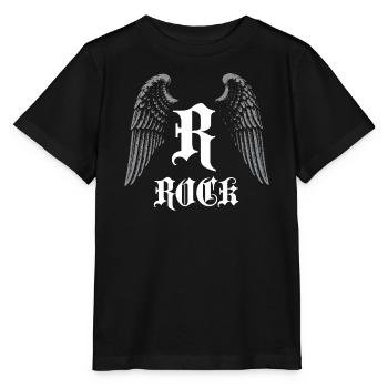 Logo Gothic Rock Ailé - T-shirt bio MINI CREATOR Stanley/Stella Enfant - noir - Devant - Mikhail (115cm)
