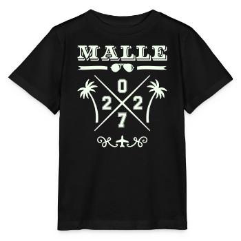 MALLE Strand Cross 2027 Retro Logo - Stanley/Stella Kinder T-Shirt MINI CREATOR  - Schwarz - Vorne - Mikhail (115cm)