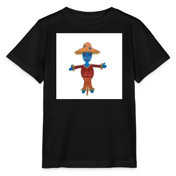 Motif de l’Enfant Épouvantail Susi - T-shirt bio MINI CREATOR Stanley/Stella Enfant - noir - Devant - Mikhail (115cm)