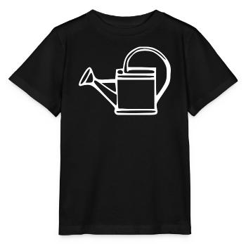 Watering Can Garden Gardener Gift - Stanley/Stella MINI CREATOR Kids’ T-Shirt - black - Front - Mikhail (115cm)