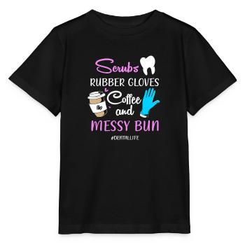 Zahnarzt - Stanley/Stella Kinder T-Shirt MINI CREATOR  - Schwarz - Vorne - Mikhail (115cm)