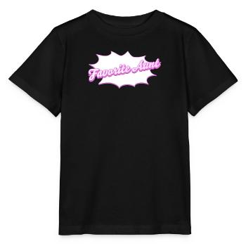 Lettrage préféré de tante pour votre tante préférée - T-shirt bio MINI CREATOR Stanley/Stella Enfant - noir - Devant - Mikhail (115cm)