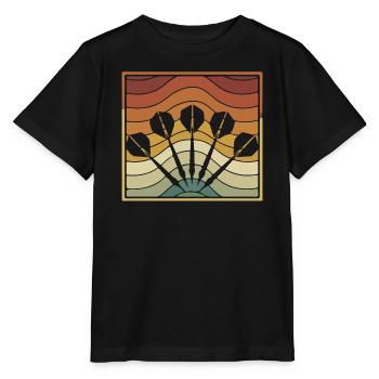 Dart Dartpfeile - Stanley/Stella Kinder T-Shirt MINI CREATOR  - Schwarz - Vorne - Mikhail (115cm)