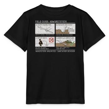 Field Guide: Wilderness Waste Sanitation - Stanley/Stella Kinder T-Shirt MINI CREATOR  - Schwarz - Vorne - Mikhail (115cm)