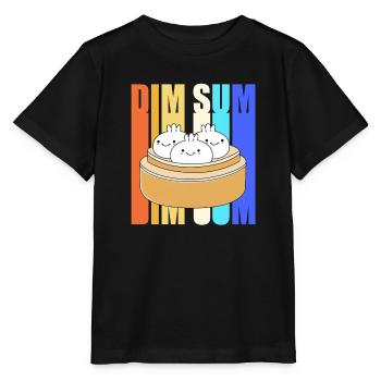 Dim sum - Stanley/Stella MINI CREATOR Kids’ T-Shirt - black - Front - Mikhail (115cm)