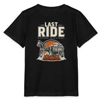 Halloween-Wagen – Letzte Fahrt vor Mitternacht - Stanley/Stella Kinder T-Shirt MINI CREATOR  - Schwarz - Vorne - Mikhail (115cm)