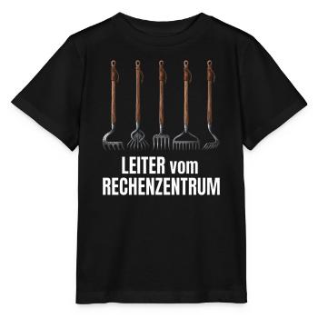 Leiter Vom Rechenzentrum Gartenarbeit Gärtner - Stanley/Stella Kinder T-Shirt MINI CREATOR  - Schwarz - Vorne - Mikhail (115cm)