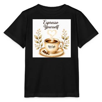 expressoyourself - Stanley/Stella Kinder T-Shirt MINI CREATOR  - Schwarz - Vorne - Mikhail (115cm)