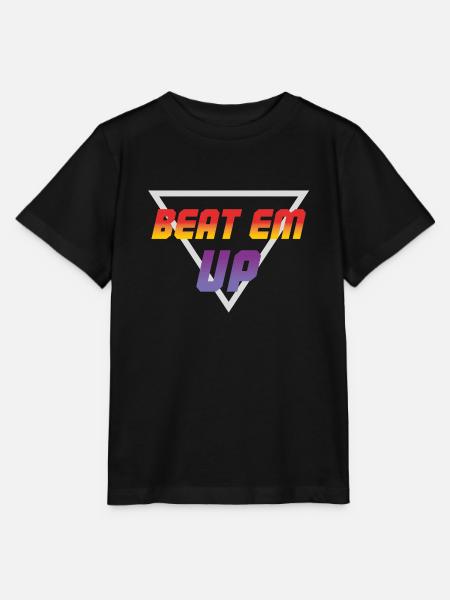 Beat Em Up Retro-Gaming - Stanley/Stella Kinder T-Shirt MINI CREATOR  - Schwarz