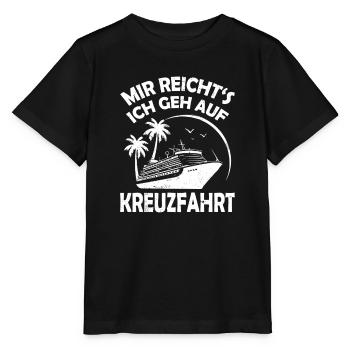 Ab Auf Kreuzfahrt - Stanley/Stella Kinder T-Shirt MINI CREATOR  - Schwarz - Vorne - Mikhail (115cm)