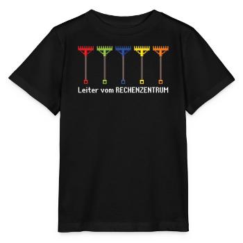 keine Zeit das Rechenzentrum ruft Gartenoutfit - Stanley/Stella Kinder T-Shirt MINI CREATOR  - Schwarz - Vorne - Mikhail (115cm)