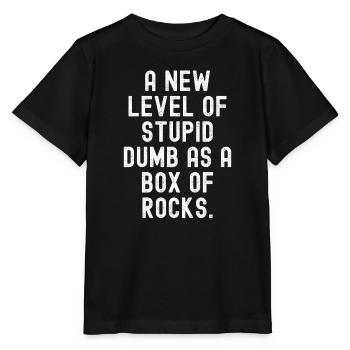 Neue Stufe von Dummheit - Stanley/Stella Kinder T-Shirt MINI CREATOR  - Schwarz - Vorne - Mikhail (115cm)