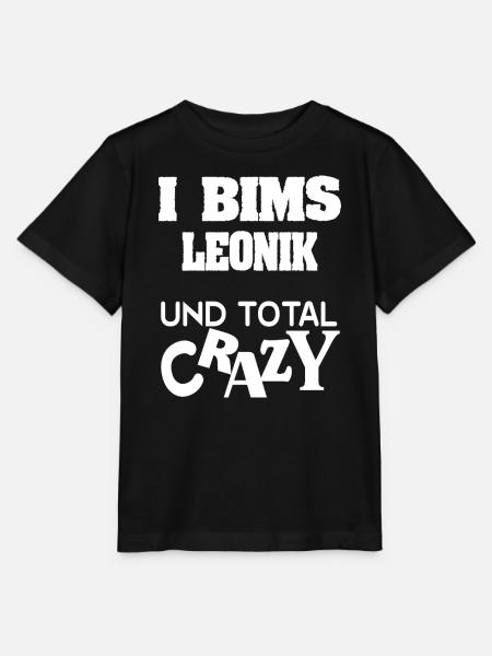 Leonik als Crazy - Stanley/Stella Kinder T-Shirt MINI CREATOR - Schwarz