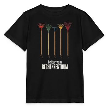 Leiter vom Rechenzentrum Gartenoutfit Gartenarbeit - Stanley/Stella Kinder T-Shirt MINI CREATOR  - Schwarz - Vorne - Mikhail (115cm)