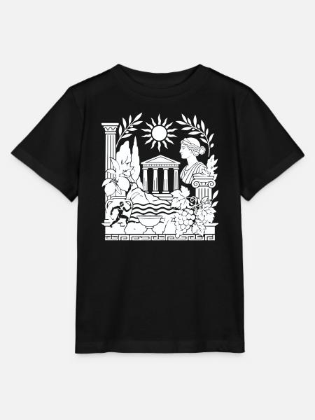 Antike Griechische Mythologie - Stanley/Stella Kinder T-Shirt MINI CREATOR - Schwarz