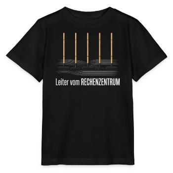 Leiter Vom Rechenzentrum Gartenarbeit Gärtner - Stanley/Stella Kinder T-Shirt MINI CREATOR  - Schwarz - Vorne - Mikhail (115cm)