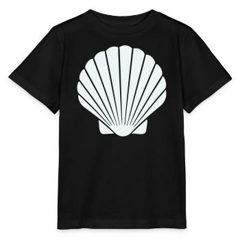 Geometrische Muschelkunst - Stanley/Stella Kinder T-Shirt MINI CREATOR  - Schwarz - Vorne - Mikhail (115cm)
