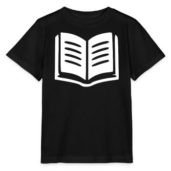 Buch Bücher lesen Geschenk - Stanley/Stella Kinder T-Shirt MINI CREATOR  - Schwarz - Vorne - Mikhail (115cm)