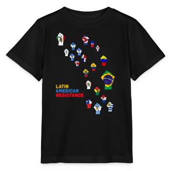 Latin American Resistance Mosaic - Stanley/Stella MINI CREATOR Kids’ T-Shirt - black - Front - Mikhail (115cm)