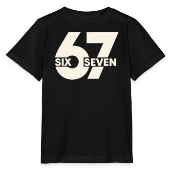 67 Six Seven – Urban Typografie - Stanley/Stella Kinder T-Shirt MINI CREATOR  - Schwarz - Vorne - Mikhail (115cm)