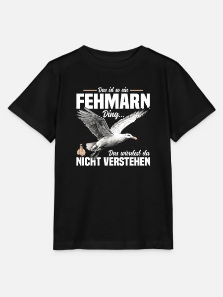 Das Ist So Ein Fehmarn Ding - Stanley/Stella Kinder T-Shirt MINI CREATOR  - Schwarz