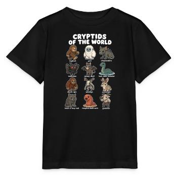  Cryptids Of The World Niedliches - Stanley/Stella Kinder T-Shirt MINI CREATOR  - Schwarz - Vorne - Mikhail (115cm)