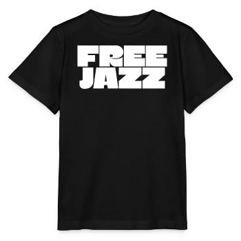 Free Jazz fettes Logo - Stanley/Stella Kinder T-Shirt MINI CREATOR  - Schwarz - Vorne - Mikhail (115cm)
