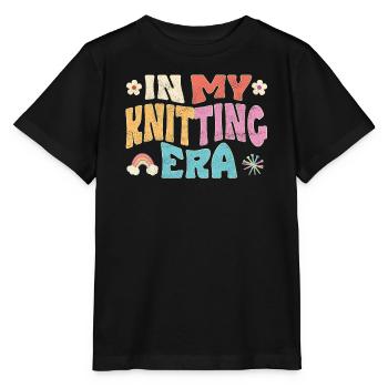 In my Knitting Era - Stanley/Stella Kinder T-Shirt MINI CREATOR  - Schwarz - Vorne - Mikhail (115cm)